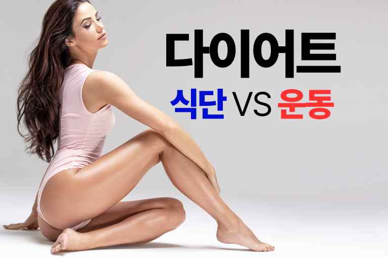 다이어트 식단 VS 운동